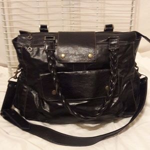 Not rational leather baby bag
